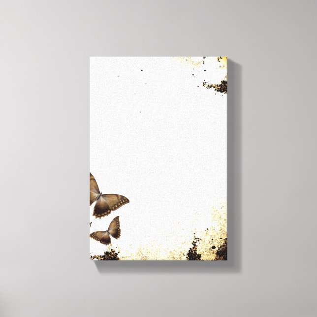 Toile Papillons vintages (Recto)