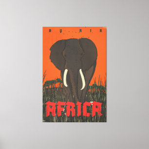 Toile Par affiche de voyage Air Afrique