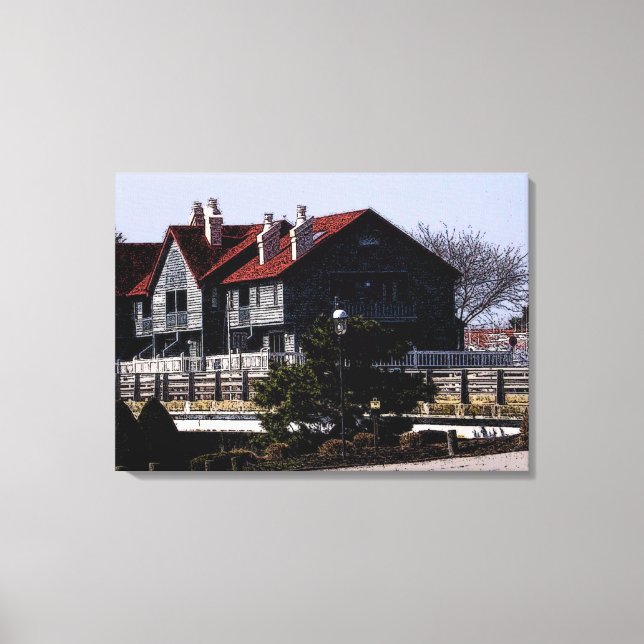 Toile Par Dock Mike's Wrapped Canvas (Recto)