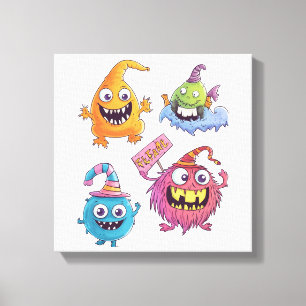 Toile Parade du Monstre de Bonbons