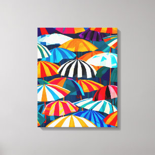 Toile Parapluie Abstrait Rainbow Beach