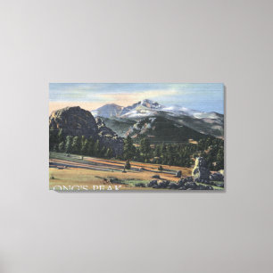 Toile Parc d'Estes, le Colorado - désire ardemment la