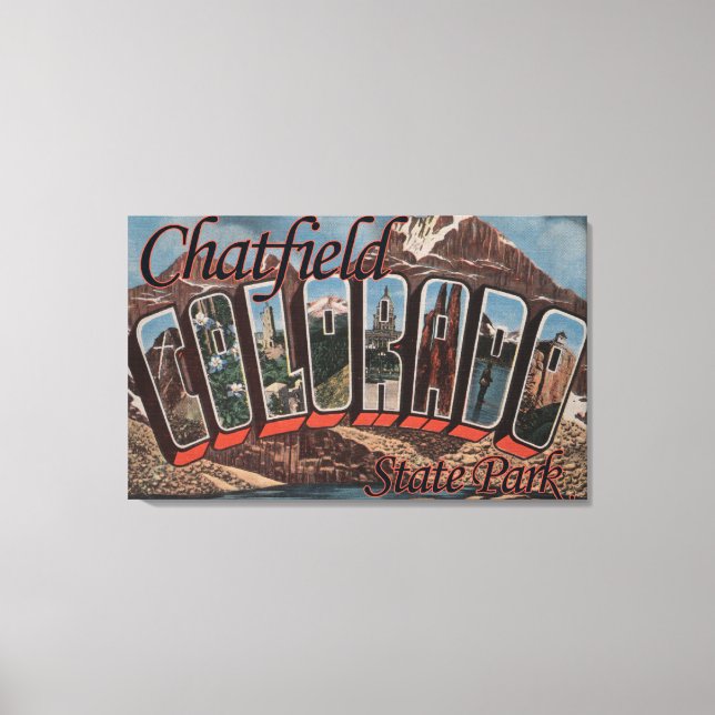 Toile Parc d'état de Chatfield, Colorado (Recto)