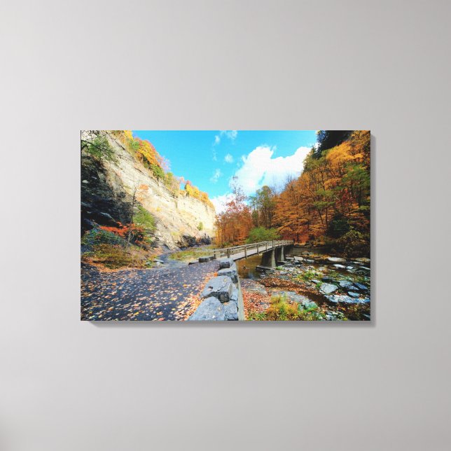 Toile Parc d'état de Taughannock Falls (Recto)