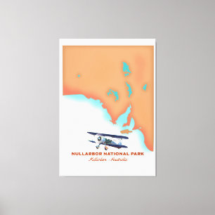 Toile Parc national de Nullarbor Australie carte