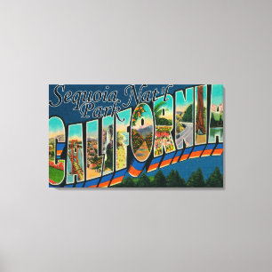 Toile Parc national de séquoia, la Californie