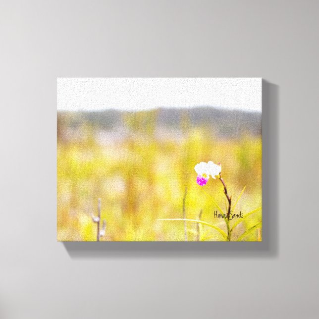 Toile Parc national des volcans d'orchidées tropicales d (Recto)