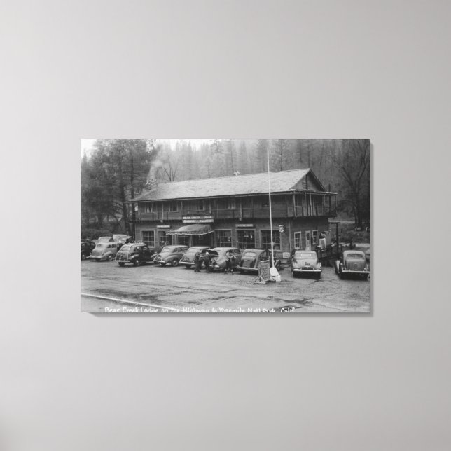 Toile Parc national Yosemite Bear Creek Lodge (Recto)