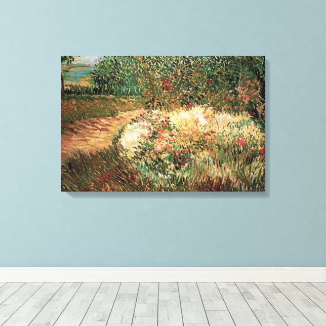 Toile Parc Voyer d'Argenson Asnieres par Vincent van Gog (Insitu (Plancher de Bois))