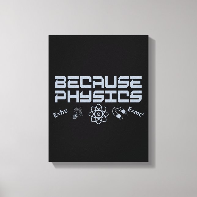 Toile Parce que la physique (Recto)