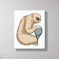 Parcours de tennis avec raquette de tennis