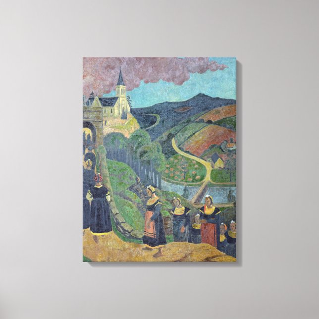 Toile Pardon de Notre-Dame-des-Portes à (Recto)