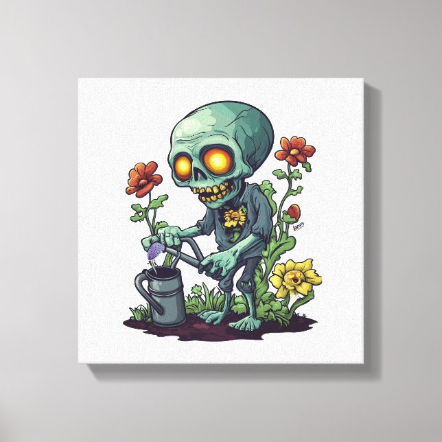 Toile Parent de plante zombie (Recto)