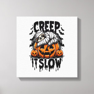 Toile Paresseux Mignon Joyeux Halloween
