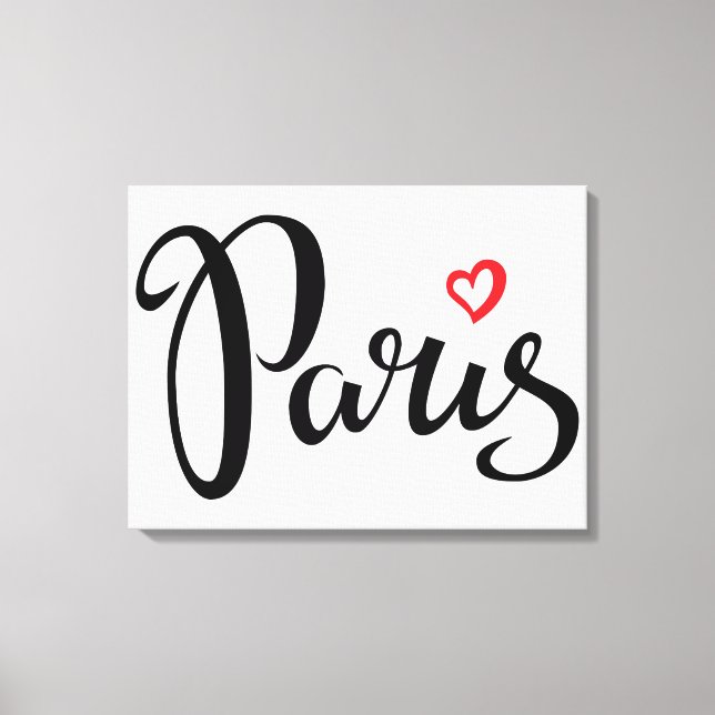 Toile Paris Brush Lettering (Recto)