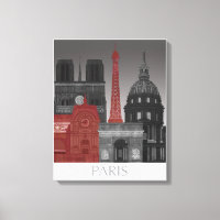 Paris Elevages par nuit - Rouge