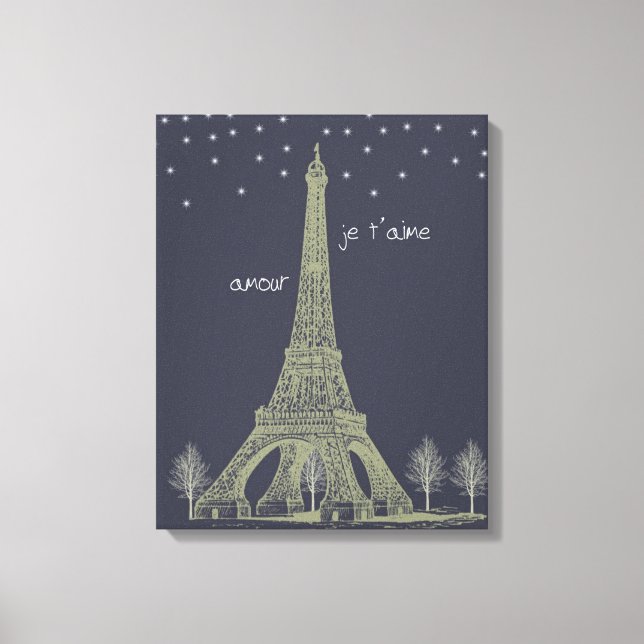 Toile Paris Nuit (Recto)