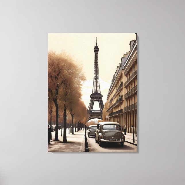Toile Paris poster vintage (Recto)