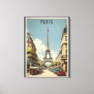 Toile Paris poster vintage