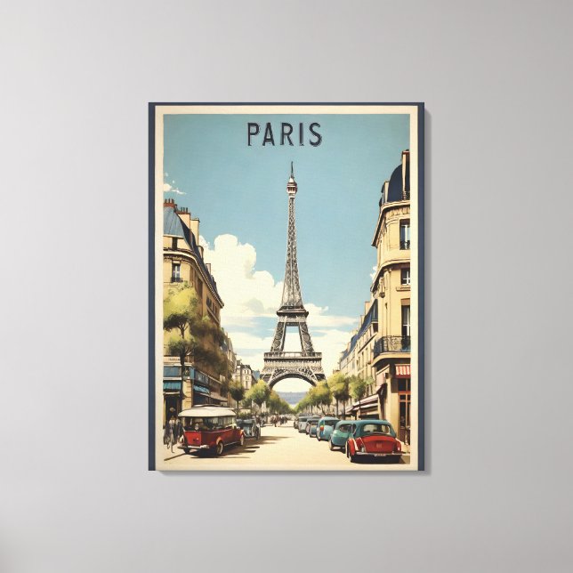 Toile Paris poster vintage (Recto)