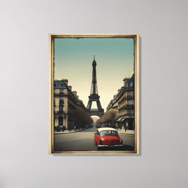 Toile Paris poster vintage (Recto)