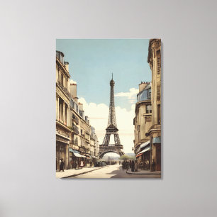 Toile Paris poster vintage