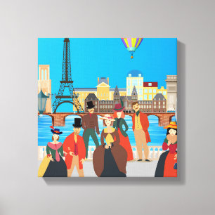 Toile Paris victorien