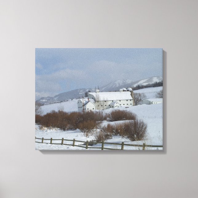 Toile Park City Barn Photo (Recto)