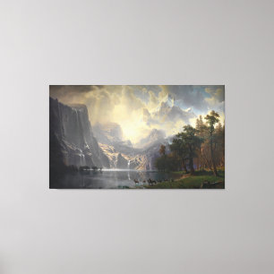 Toile Parmi la Sierra Nevada Californie paysage de monta