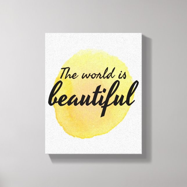 Toile paroles d'affirmation d'amour personnel (Recto)
