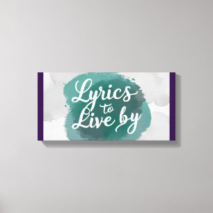 Toile Paroles pour vivre 2