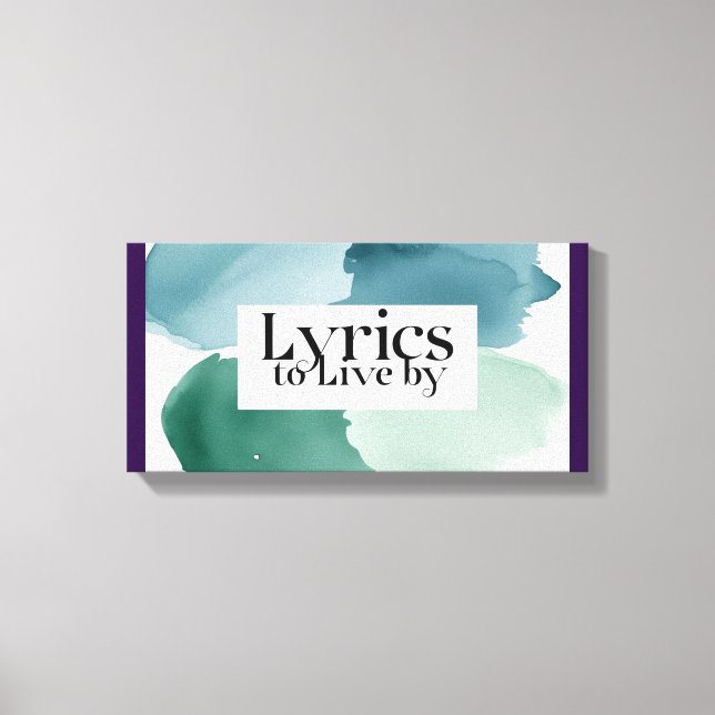 Toile Paroles pour vivre 3 (Recto)