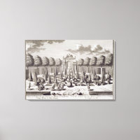 Parterre aux orangers dans le jardin du