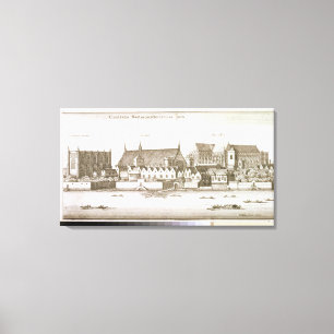 Toile Partie de la Cité de Westminster, 1647 (gravure)