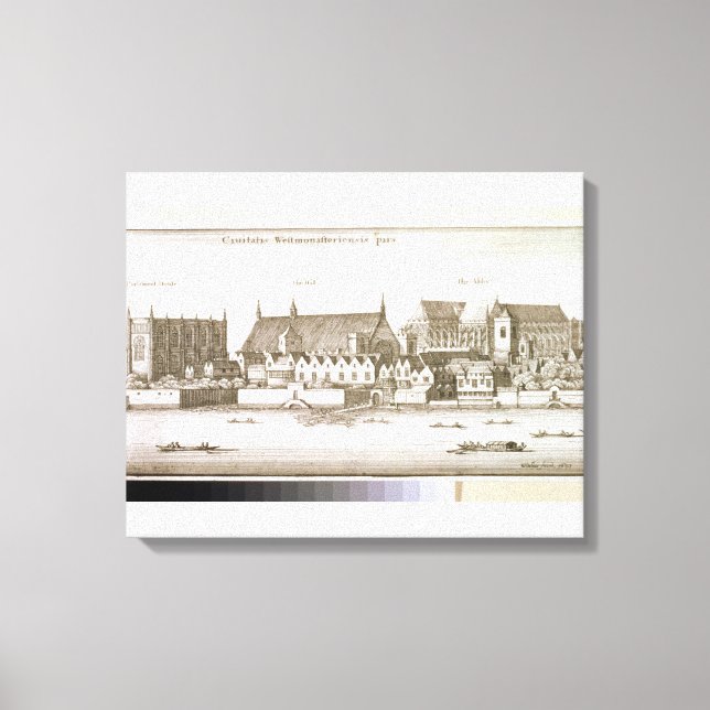 Toile Partie de la ville de Westminster, 1647 (gravure) (Recto)