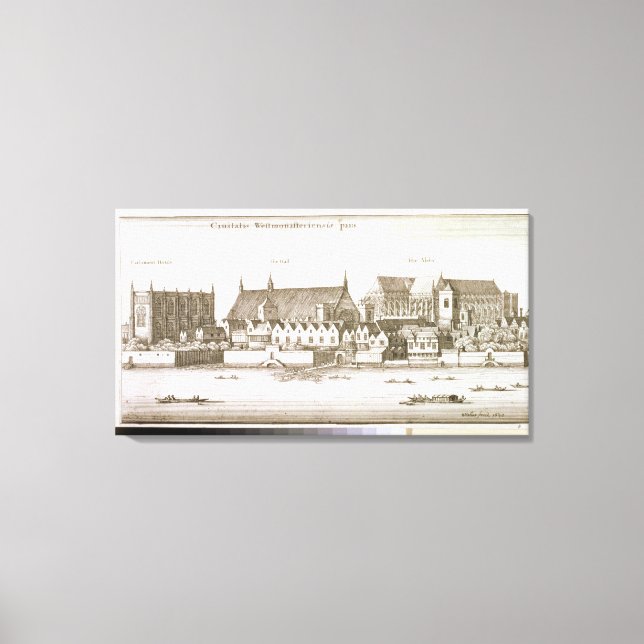 Toile Partie de la ville de Westminster, 1647 (gravure) (Recto)