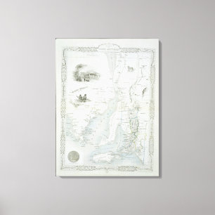 Toile Partie de l'Australie du Sud, tiré d'une série de