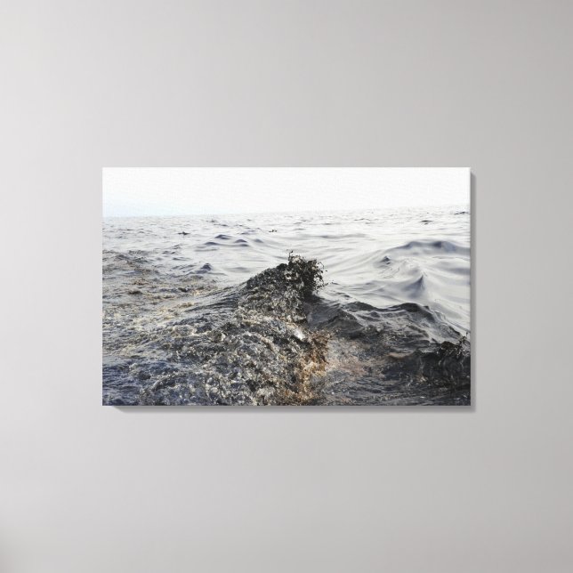 Toile Partie d'une nappe de pétrole dans le golfe du Mex (Recto)