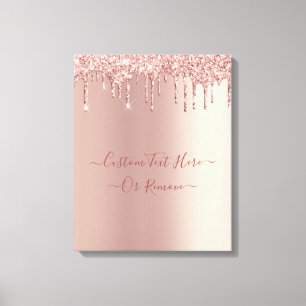 Toile Parties scintillant rose Gold Blush - Dispositifs