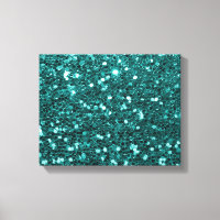 Parties scintillant Turquoise chic Faux