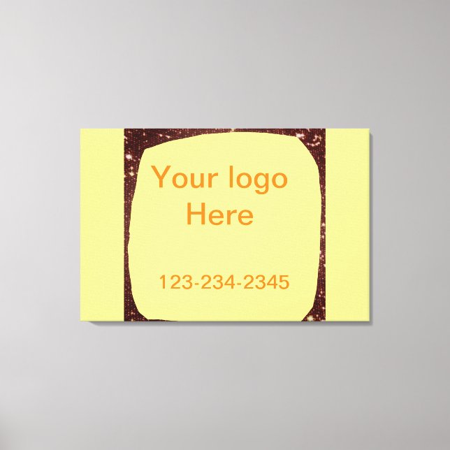 Toile Parties scintillant verte simple ajouter votre num (Recto)