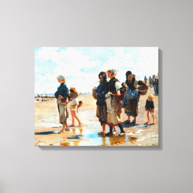 Toile Partir à la pêche par John Singer Sargent (Recto)