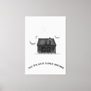 Toile Pas d'endroit comme la maison