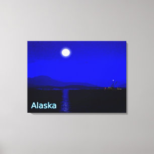 Toile Passage au clair de lune