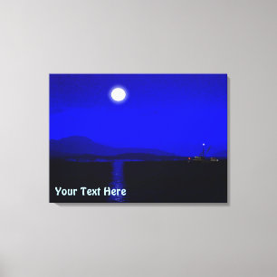 Toile Passage au clair de lune