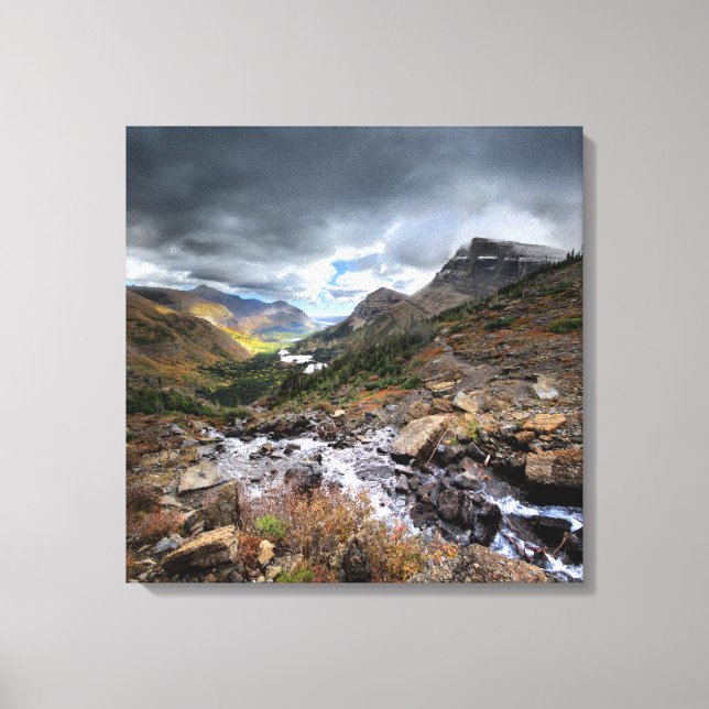 Toile Passe de la rivière Swiftcurrent 3 - Parc national (Recto)