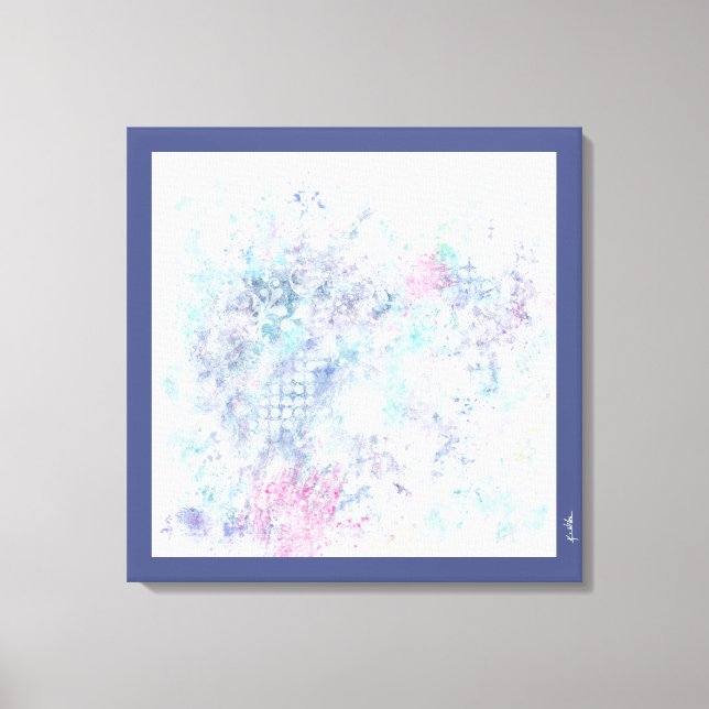 Toile Pastel Art Abstrait (Recto)