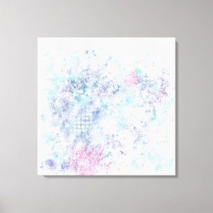 Toile Pastel Art Abstrait