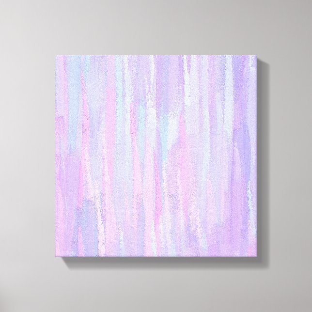 Toile Pastel Brush Strokes Art Abstrait (Recto)