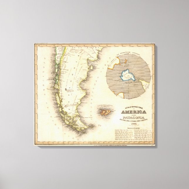 Toile Patagonie, Argentine (Recto)